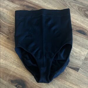 High-Waisted Tummy Control Black Shapewear